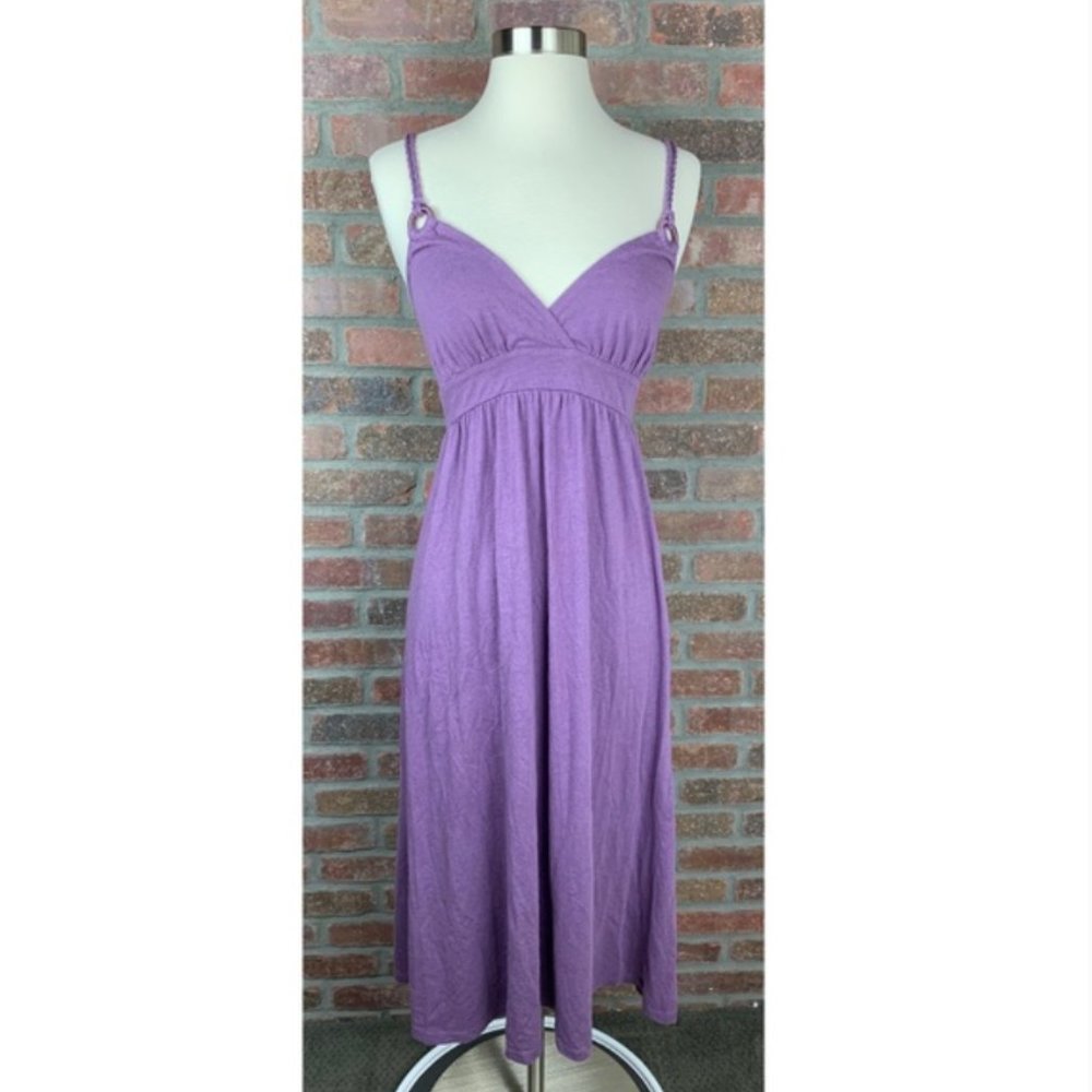 Lucky Brand Grecian Lilac Midi Dress, Sz  XS